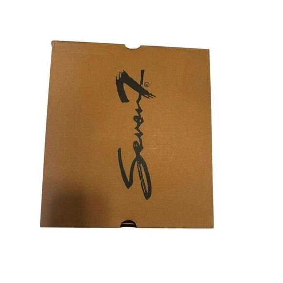 Seven7 Women's Black Platform Chunky Heel Boots Size 8 Lace-Up Casual Combat - Picture 9 of 9